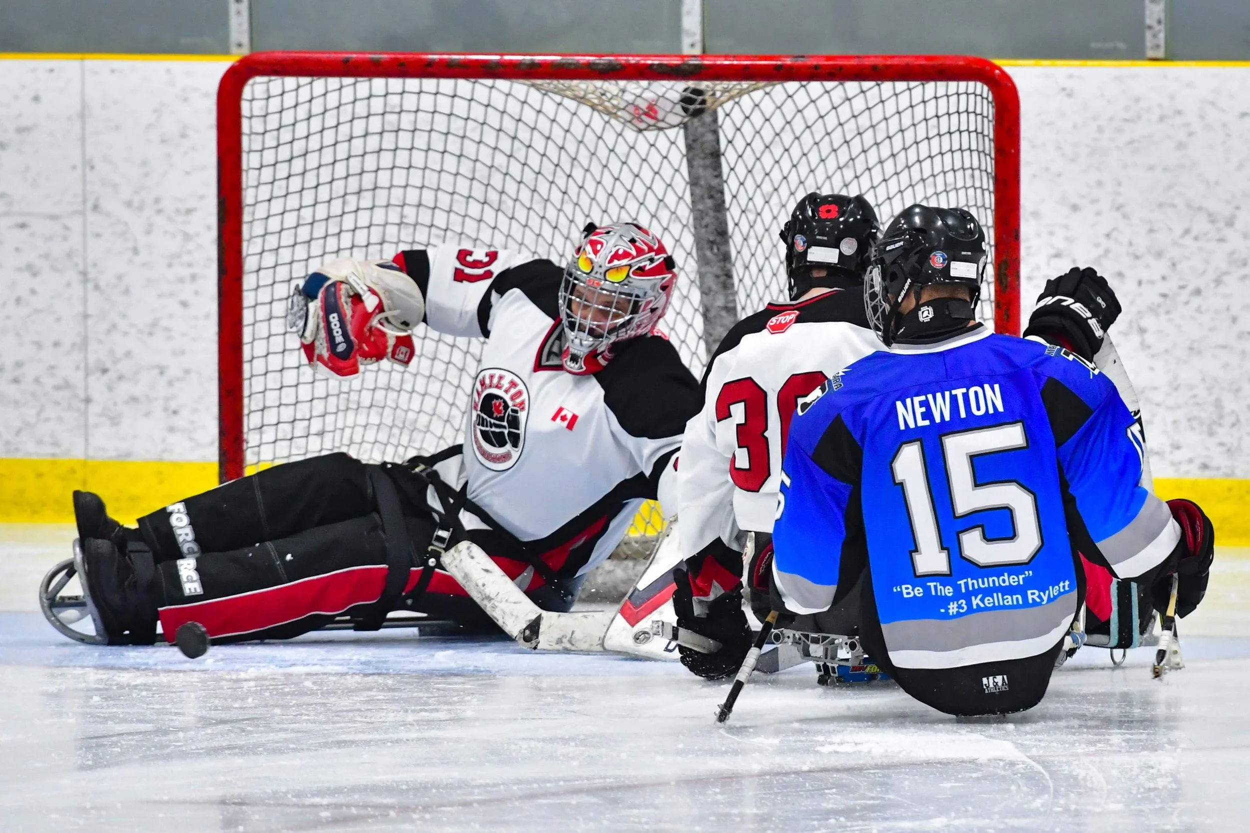 Thunderblades on-ice action
